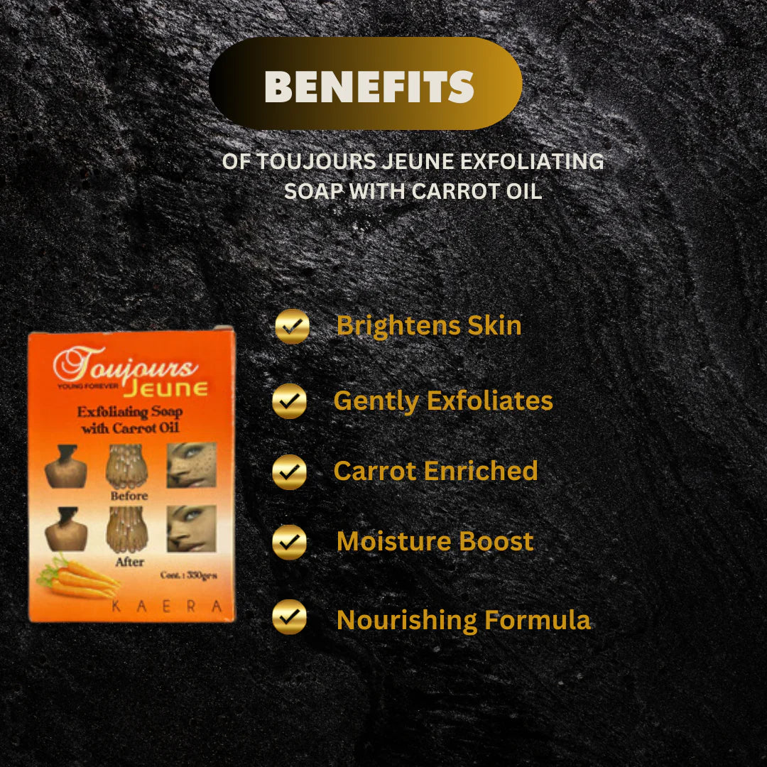Toujours JEUNE Exfoliating Soap With Carrot 250g