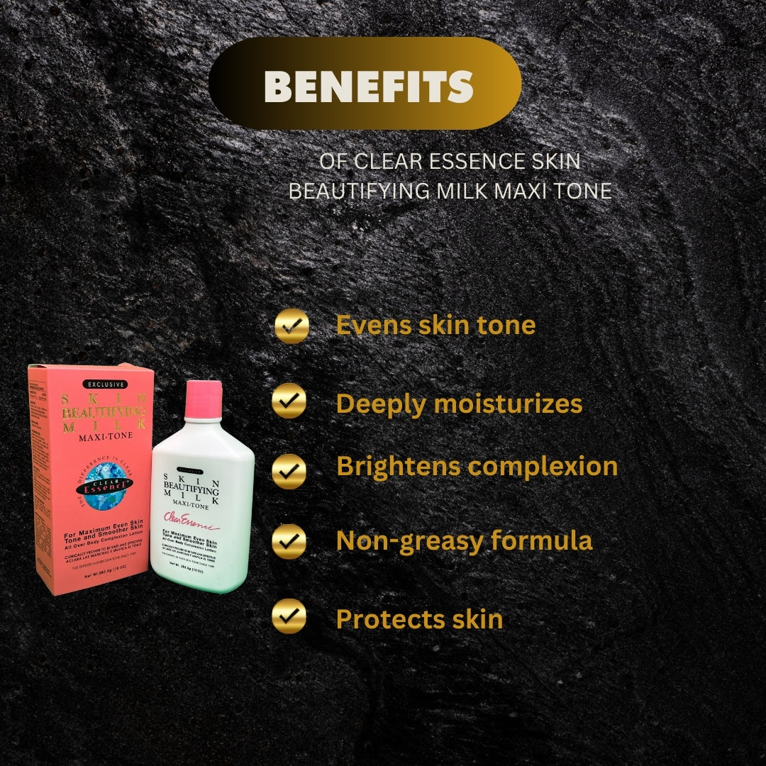 Clear Essence Exclusive Maxi-Tone Skin Beautifying Milk 10 oz / 283g