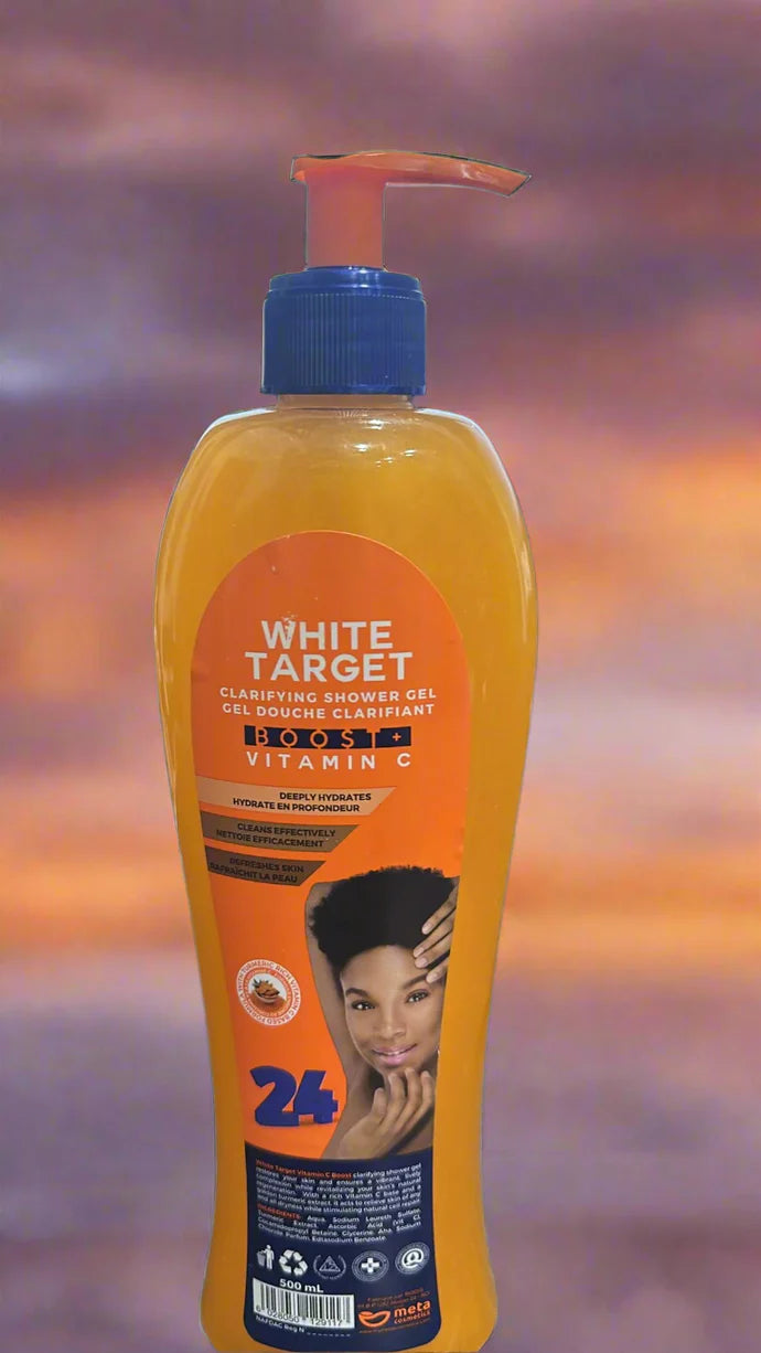White Target Exfoliating Shower Gel Vitamin-C 500 Ml Boost