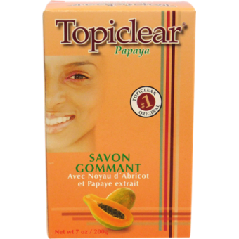 Topiclear Papaya Exfoliating Soap 7oz/200g Topiclear