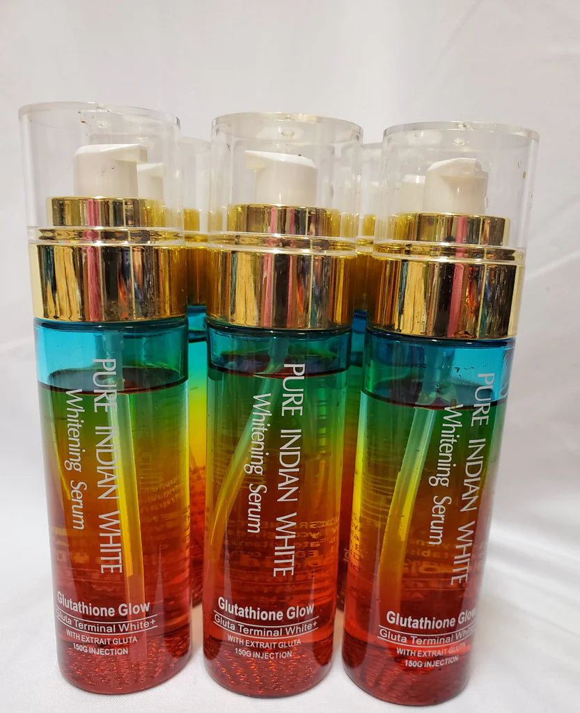 PURE INDIAN WHITE WHITENING SERUM GLUTATHIONE GLOW PURE INDIAN WHITE WHITENING SERUM GLUTATHIONE GLOW