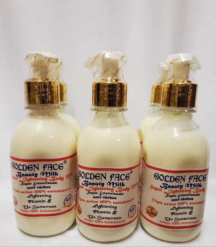 GOLDEN FACE BEAUTY MILK SUPER LIGHTENING BODY MILK RoyalGlow Organics