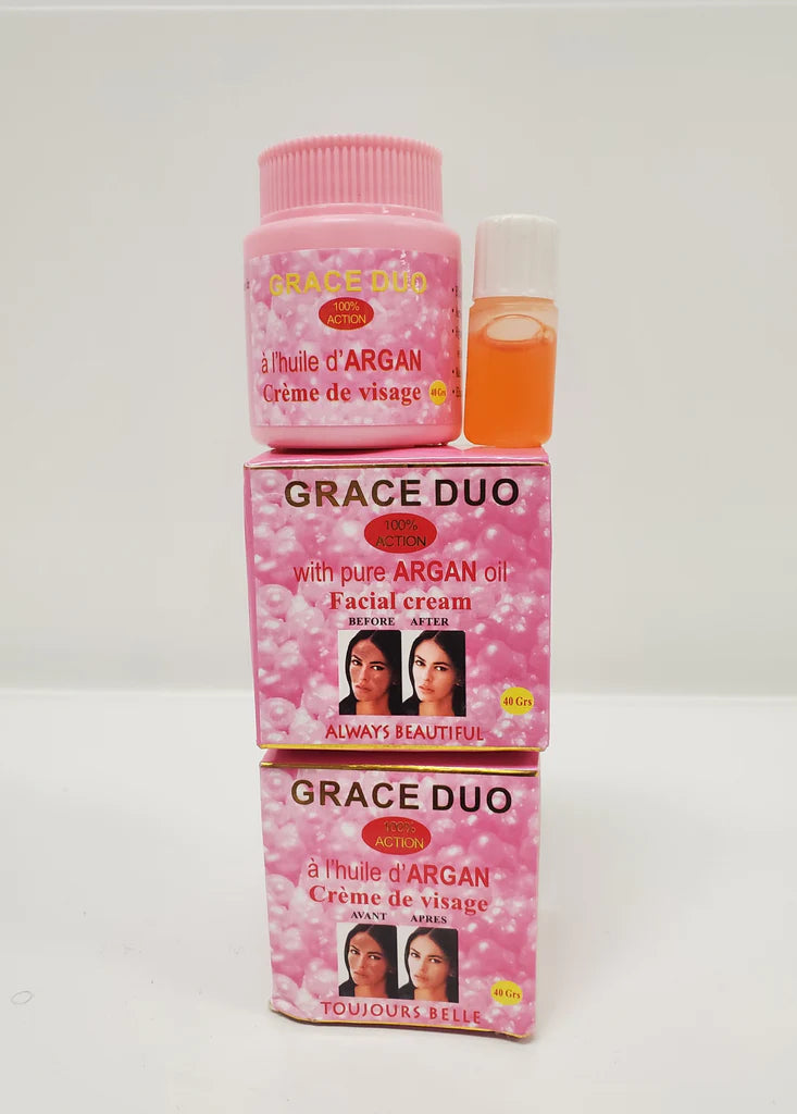 GRACE DUO WITH PURE ARGAN OIL FACIAL CREAM Kismet Beauty Brands