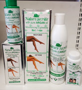 Nuture Secrete Carotte lightening Moisturizing Body Lotion With Pure Argan Oil + Serum + Face Cream Nature secret
