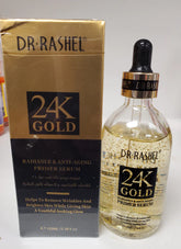 DR RASHEL 24K GOLD RADIANCE & ANTI AGINGIN PRIMER SERUM RoyalGlow Organics