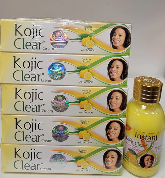 Kojic clear lightening serum & tube cream set KOJIC CLEAR