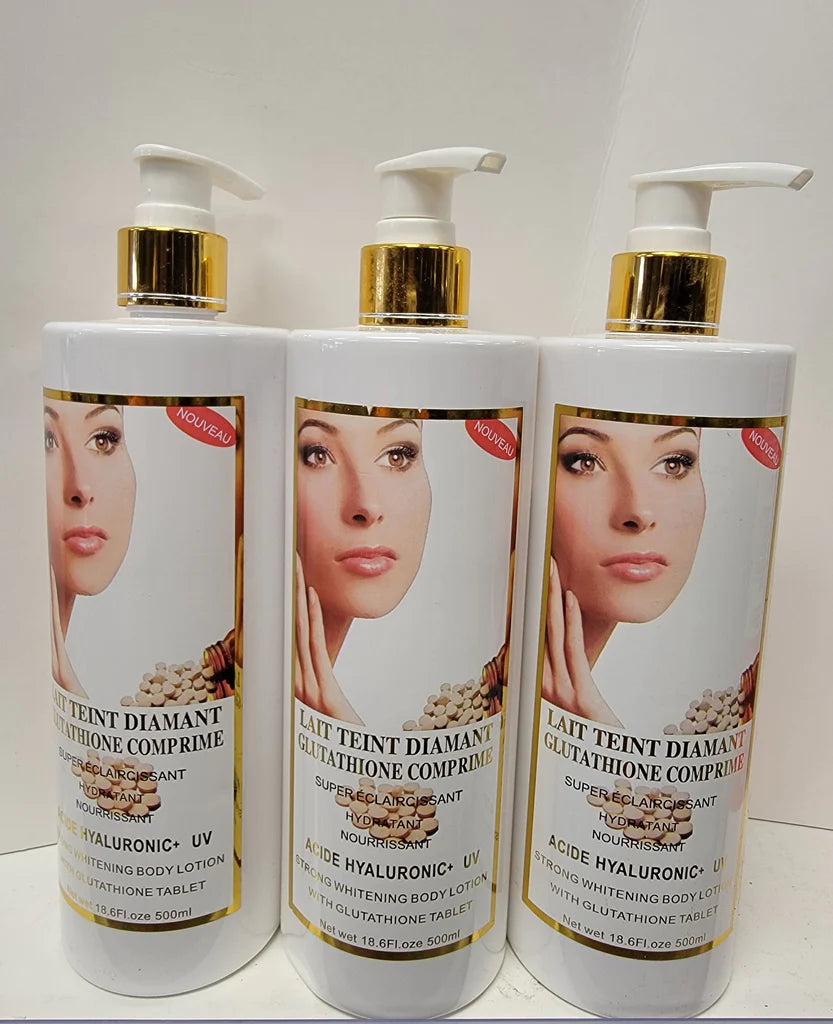 LAIT TEINT DIAMANT GLUTATHIONE COMPRIME WHITENING LOTION WITH GLUTATHI