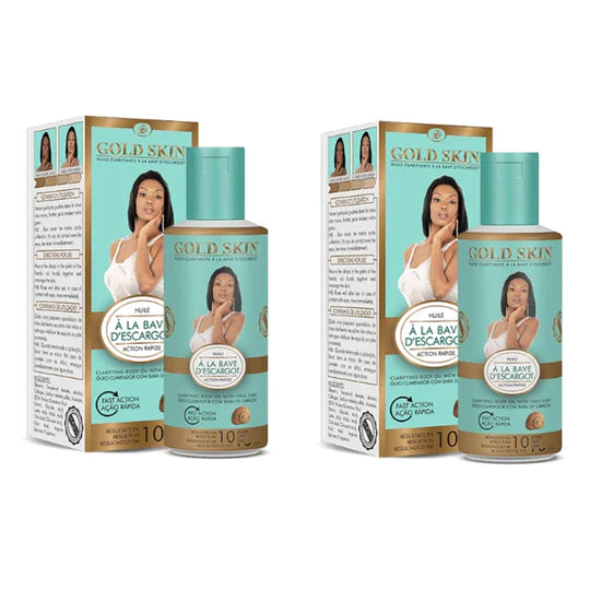 Gold Skin Body Oil With Caviar Pearl 70ml (Pack of 2) Gold skin