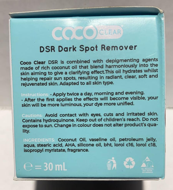 Coco Clear DSR Cream 30ml COCO Clear