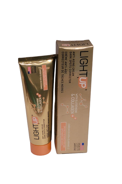 light up lotion with glutathione and collagen Light Up Anti Aging Dark Spots Correcting Cream Gluta & Collagen