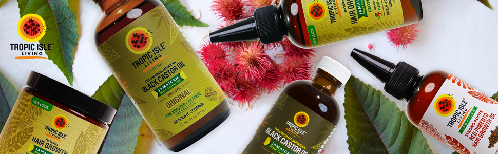 Tropic Isle Living Black Castor Oil 4oz/118ml TROPIC ISLE LIVING