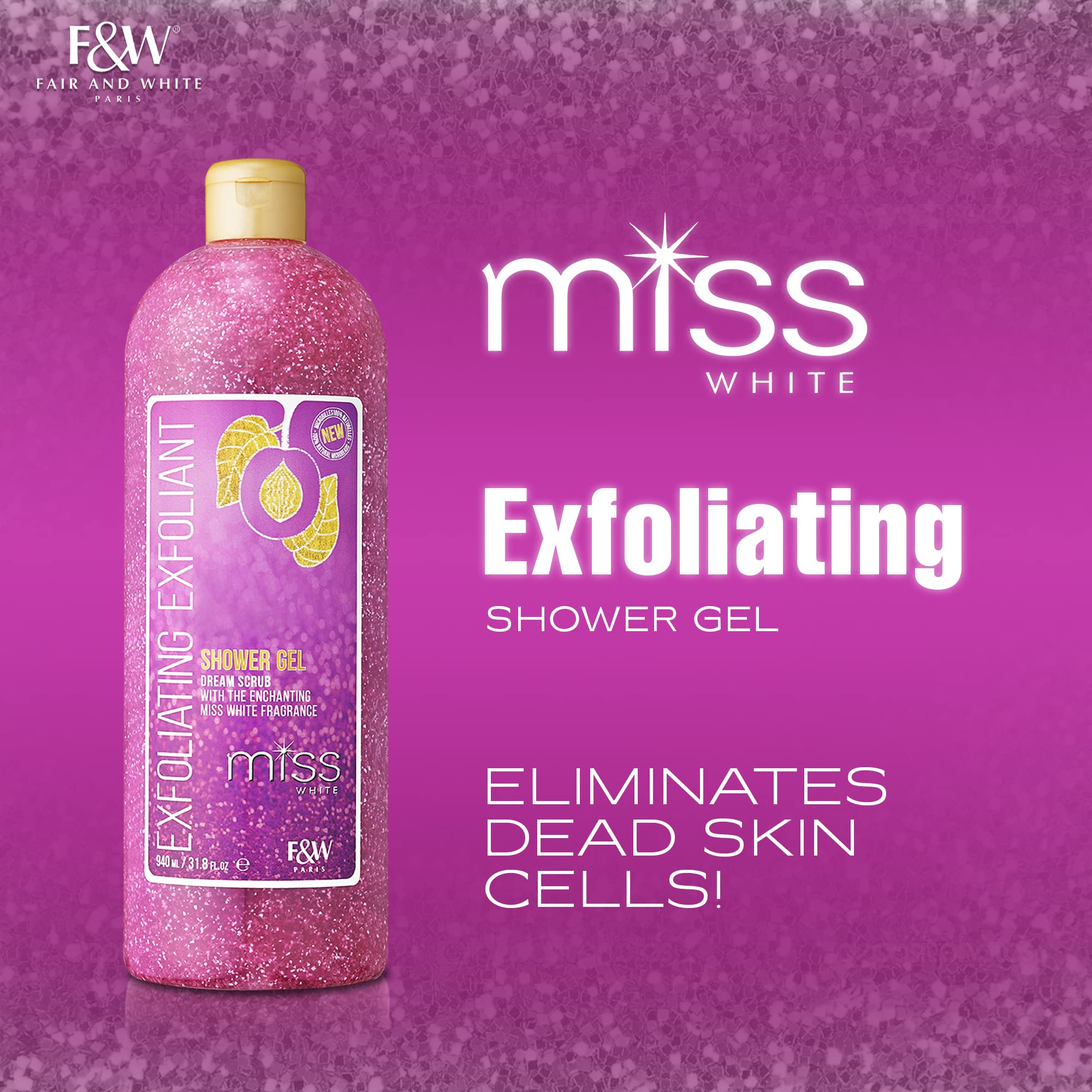 Fair & White So White Exfoliating Body Wash 31.8 oz Fair & White So White