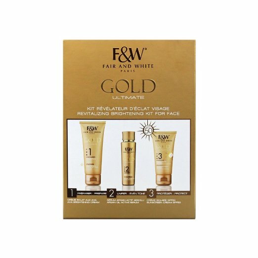 Fair & White Gold Brightening Kit (Cream, Serum, Sunscreen) Fair & White Gold
