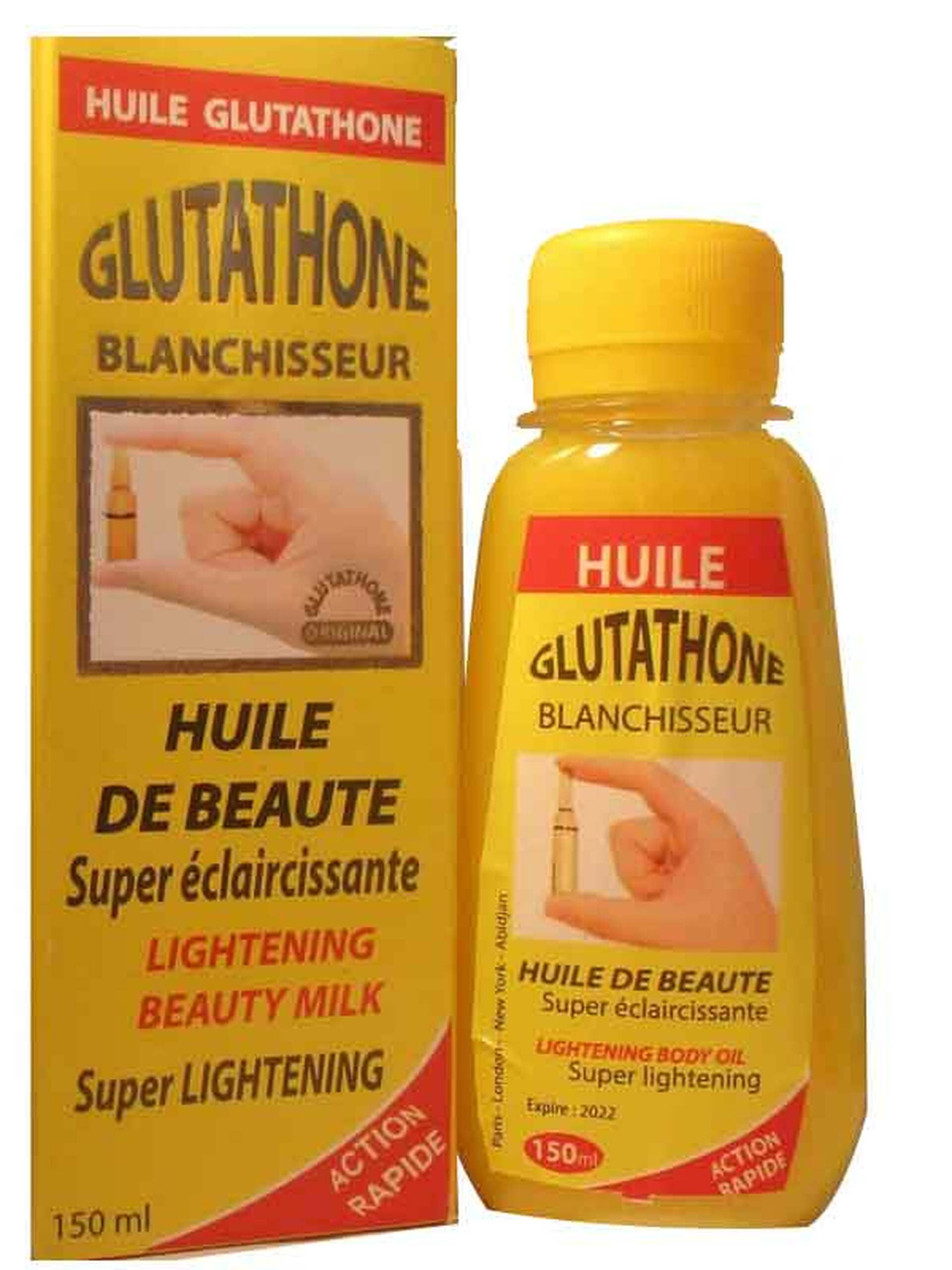 Glutathone Blanchisseur Super Lightening Oil/huile 150ml Glutathone Blanchisseur Super Lightening Oil/huile 150ml