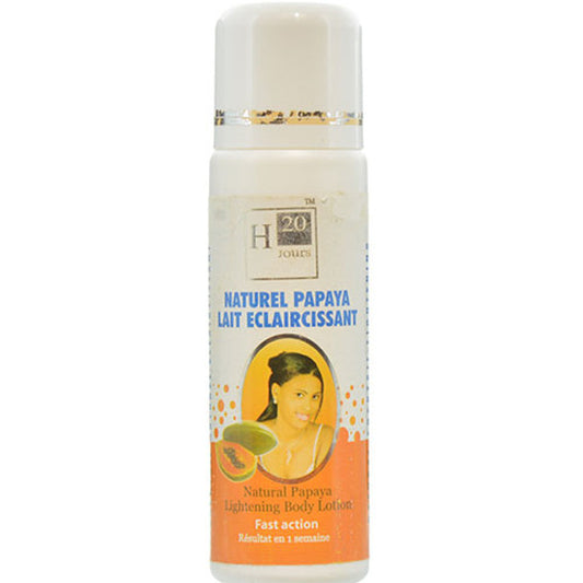 H20 Natural Papaya Lightening Body Milk Lotion 16.9 oz / 500 ml H20