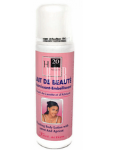 H20 Reg. Bleaching Body Lotion W/Carrot & Apricot 16.9 oz / 500 ml H20