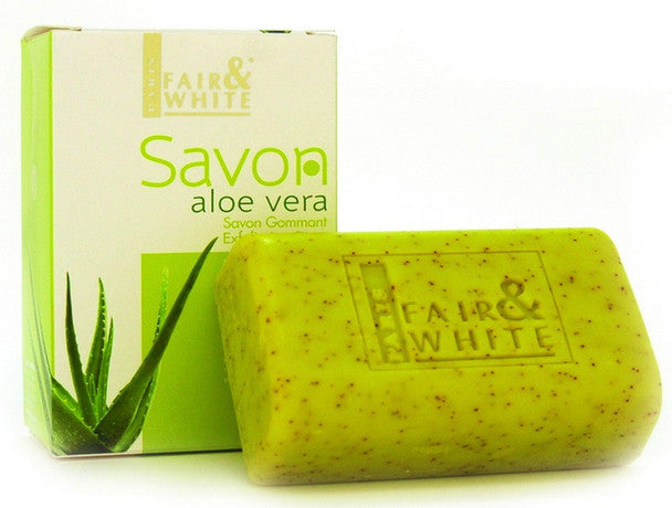 Fair & White Aloe Vera (Savon Gommant) Exfoliating Soap 7 oz / 200 gr FAIR & WHITE ORIGINAL