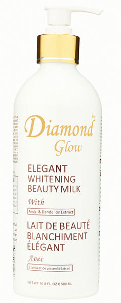 Diamond Glow Elegant Whitening Beauty Milk(Pump Lotion) 16.8oz / 500ml Diamond Glow