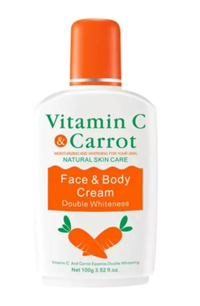 VITAMIN C CARROT NATURAL SKIN CARE FACE &BODY CREAM RoyalGlow Organics