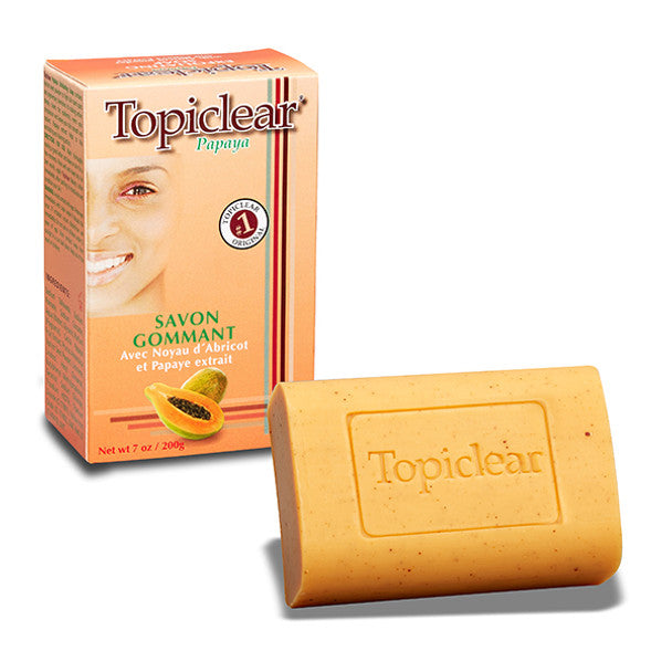 Topiclear Papaya Exfoliating Soap 7oz/200g Topiclear