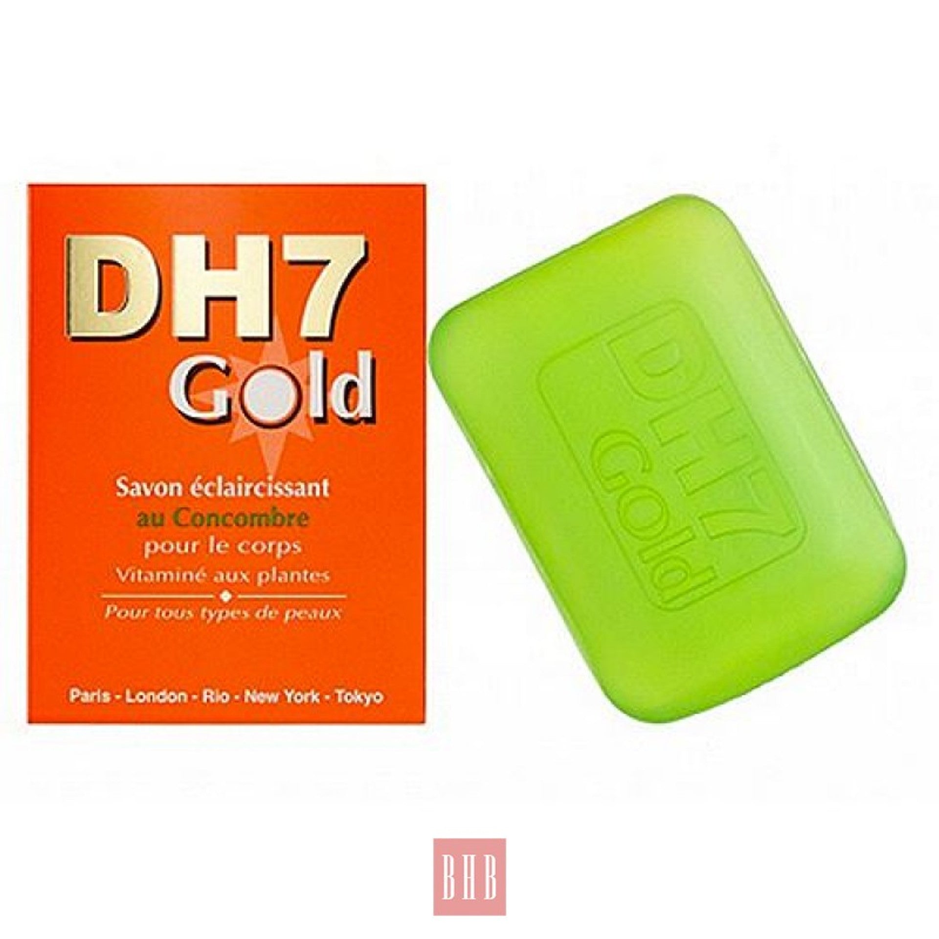 DH7 Gold Cucumber Soap 7 oz / 200 g Dh7