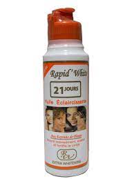 Rapid White 21JOURS Extra Whitening Liquid Body Lotion 4.5oz/125ml Rapid White