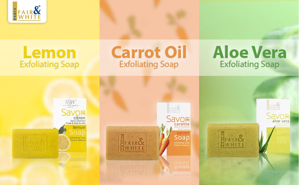 Fair & White Carrot Exfoliating Soap 7oz/200g FAIR & WHITE ORIGINAL