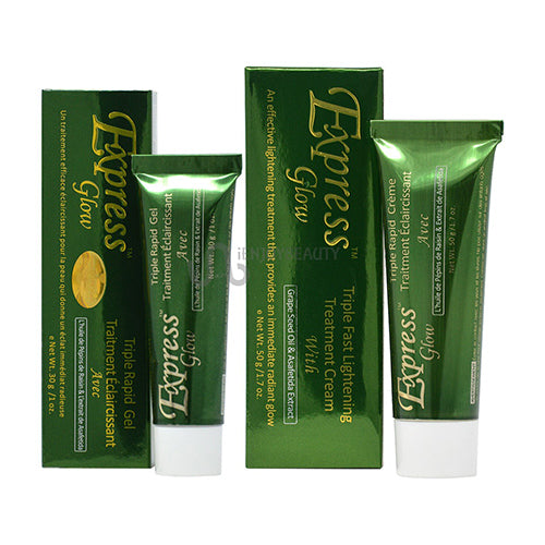 Express Glow Triple Fast Lightening Tube Gel 1 oz / 30 ml x1 Pack Express glow