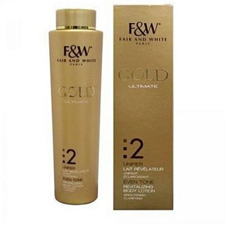 Fair & White Gold 2 Maxi Tone Body Lotion - Rejuvenates Skin - 350ml / 11.8 fl oz Fair & White Gold