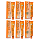 Carotis Brightening Gel Skincare w Carrot Vitamin A 1oz / 30g Tubes (Pack of 6) CAROTIS