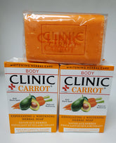 Body Clinic Carrot Exfoliating & Whitening Herbal Soap Body carrot