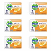 Dettol Anti-Bacterial Bar Soap, Fresh, 105 Gr / 3.7 Oz (12 Pack) Dettol
