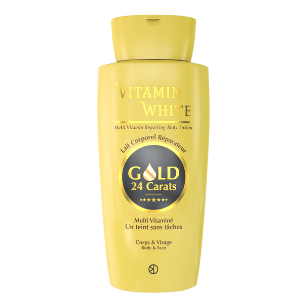 Vitamin White Multi Vitamin Repairing Body Lotion ( Gold ) 450 Ml Vitamin White