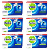 Dettol Anti-bacterial Bar Soap Active - (12 Pack) Dettol