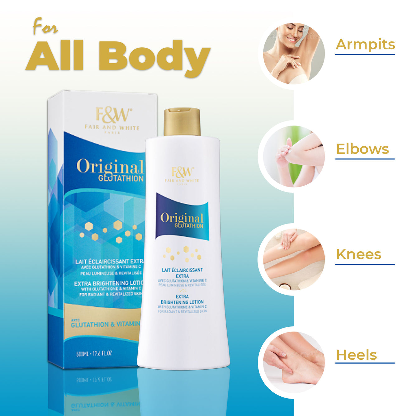 Fair & White Glutathion Extra Maxi Tone Body Lotion 350ml