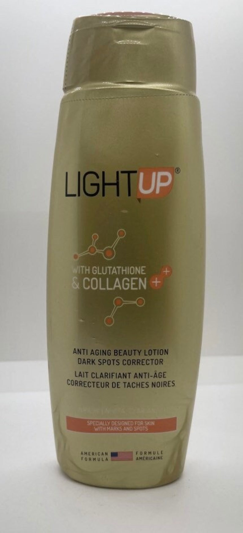 Light Up Anti Aging Beauty Lotion w/Glutathione & Collagen 13.5oz / 40 Light Up Anti Aging Beauty Lotion w/Glutathione & Collagen 13.5oz / 40