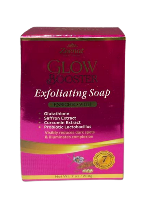 Zeenat Glow Booster Exfoliating Soap 200g ZEENAT