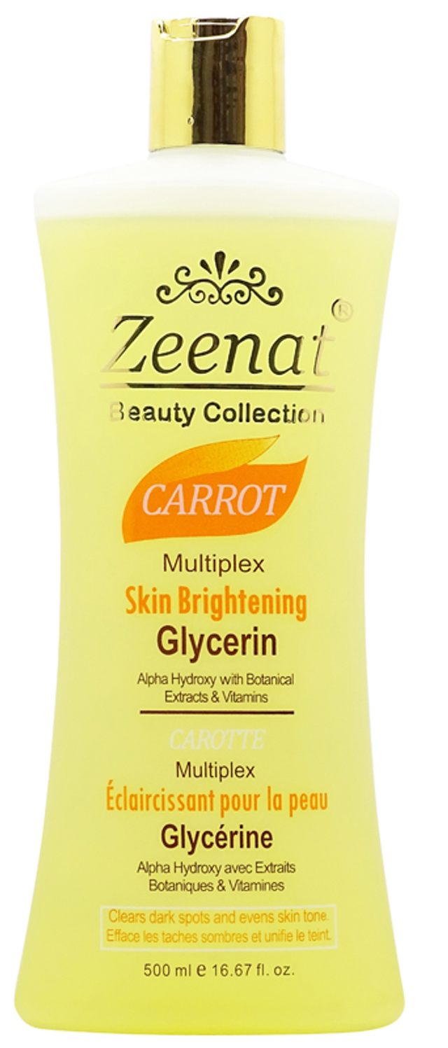 Zeenat Carrot Multiplex Skin Brightening Glycerin 500ml ZEENAT