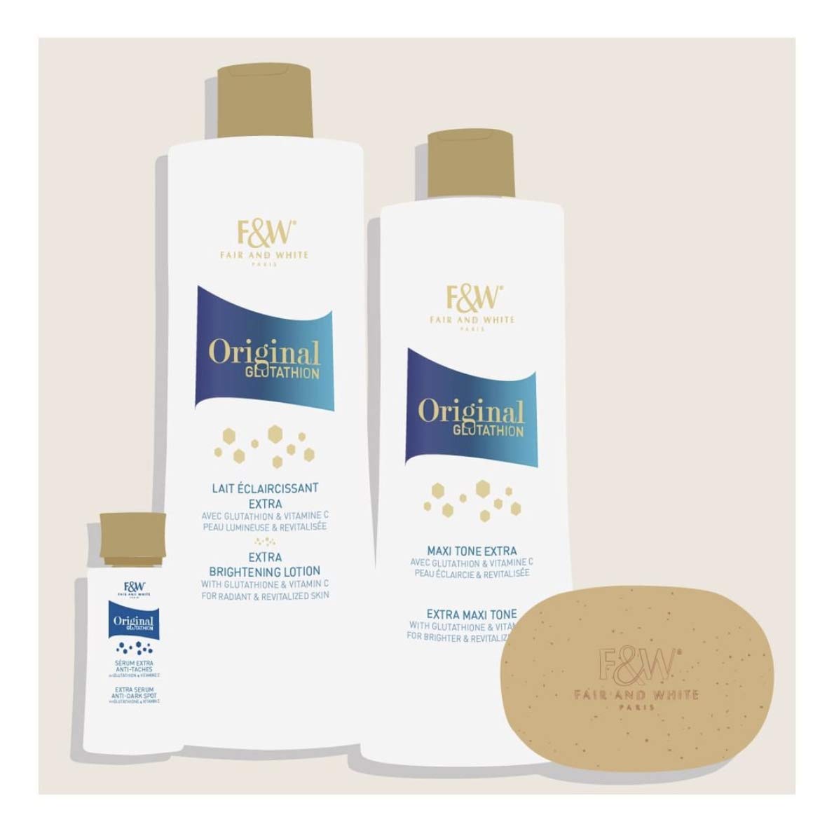 Fair & White Glutathion Extra Exfoliating Soap 200g