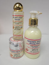 Golden face body cream + serum +face cream 3pic set GOLDEN FACE
