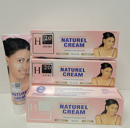 H20 Reg. Natural Tube Cream 1.76 oz / 50gr H20