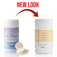 New and Improved Formula! Relumins Collagen tablets plus Vitamin C - Firms, Whitens, Repairs & Rejuvenates Skin RELUMINS