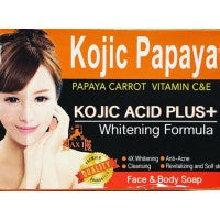 KOJIC Papaya #047 Papaya Carrot Vit C&E KOJIC ACID PLUS Whitening Formula Soap 4.5 oz / 135 gr Be the first to review this p KOJIC CLEAR