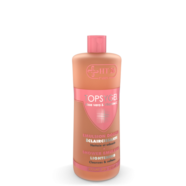 HT26 Topsygel Aloe Vera and Vitamin C Emulsion Lightening Body Wash 1000 ml HT26 TOPSYGEL
