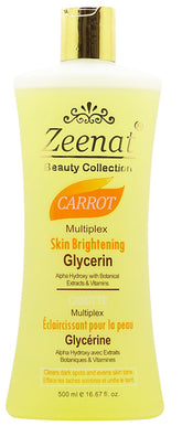 Zeenat Carrot Multiplex Skin Brightening Glycerin 500ml ZEENAT