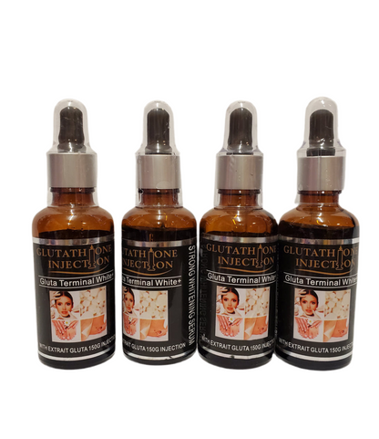 GLUTATHIONE INJECTION GLUTA TERMINAL WHITE + EXTRAIT GLUTA 150G INJECTION