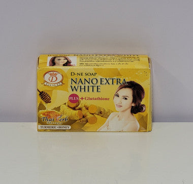 D-NE #306 (Gold box) NANO KOJIC WHITE PAPAYA & CARROT SOAP 5.64 oz / 160 gr Nano Extra White