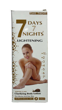7 DAYS 7 NIGHTS Lightening Clarifying Body Lotion 11.8oz / 350ml