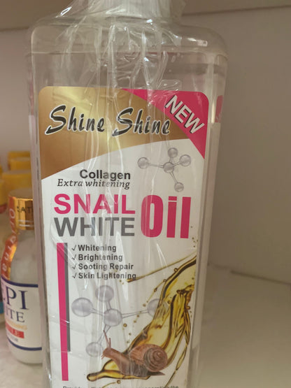 Veetgold active whitening SNAIL WHITE COLLAGEN EXTRACT Glowing Body oil 1000ml