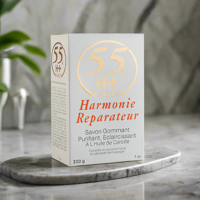 55H+ Paris Harmonie Exfoliating Lightening Soap 7 oz - Kismet Beauty Brands